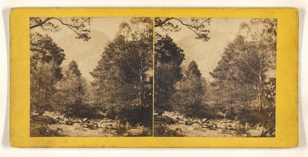 Raven Grag, Yewdale, Near Coniston.; Helmut Petschler & Company (English, active 1860s); 1860s; Albumen silver print; 84.XC.873.3296 No description of this image is available.
