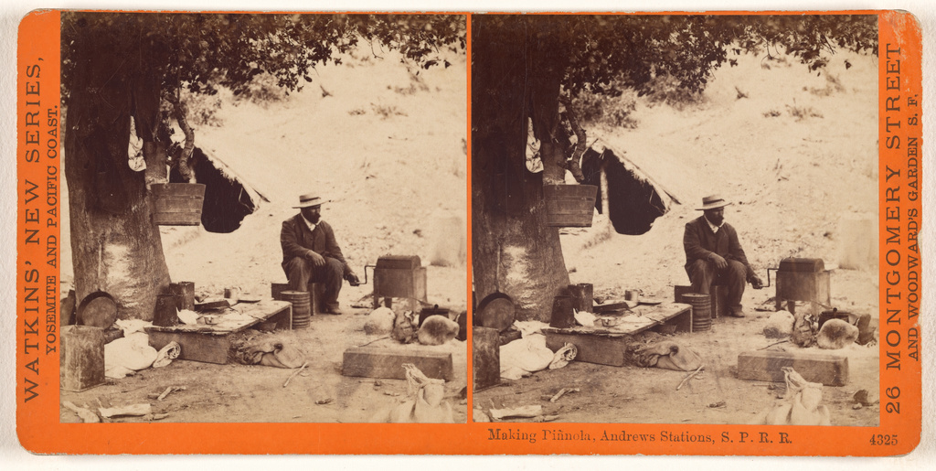 Making Pinnola, Andrews Stations, S.P.R.R.; Carleton Watkins (American, 1829 - 1916); about 1875; Albumen silver print; 84.XC.902.84 No description of this image is available.