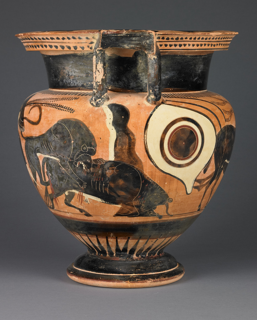 Attic BlackFigure Column Krater (Getty Museum)