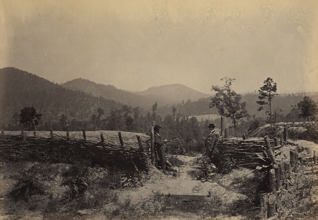 The Allatoona Pass, Georgia; George N. Barnard (American, 1819 - 1902); negative about 1865; print 1866; Albumen silver print; 25.6 × 35.9 cm (10 1/16 × 14 1/8 in.); 84.XO.1323.28; Rights Statement: No Copyright - United States The Allatoona Pass, Georgia; George N. Barnard (American, 1819 - 1902); negative about 1865; print 1866; Albumen silver print; 25.6 × 35.9 cm (10 1/16 × 14 1/8 in.); 84.XO.1323.28; Rights Statement: No Copyright - United States