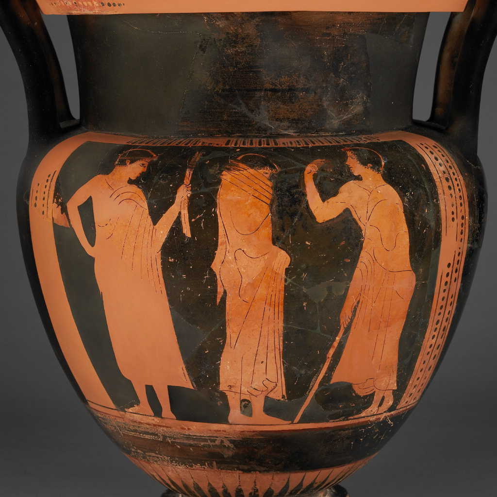 Attic RedFigure Column Krater (Getty Museum)