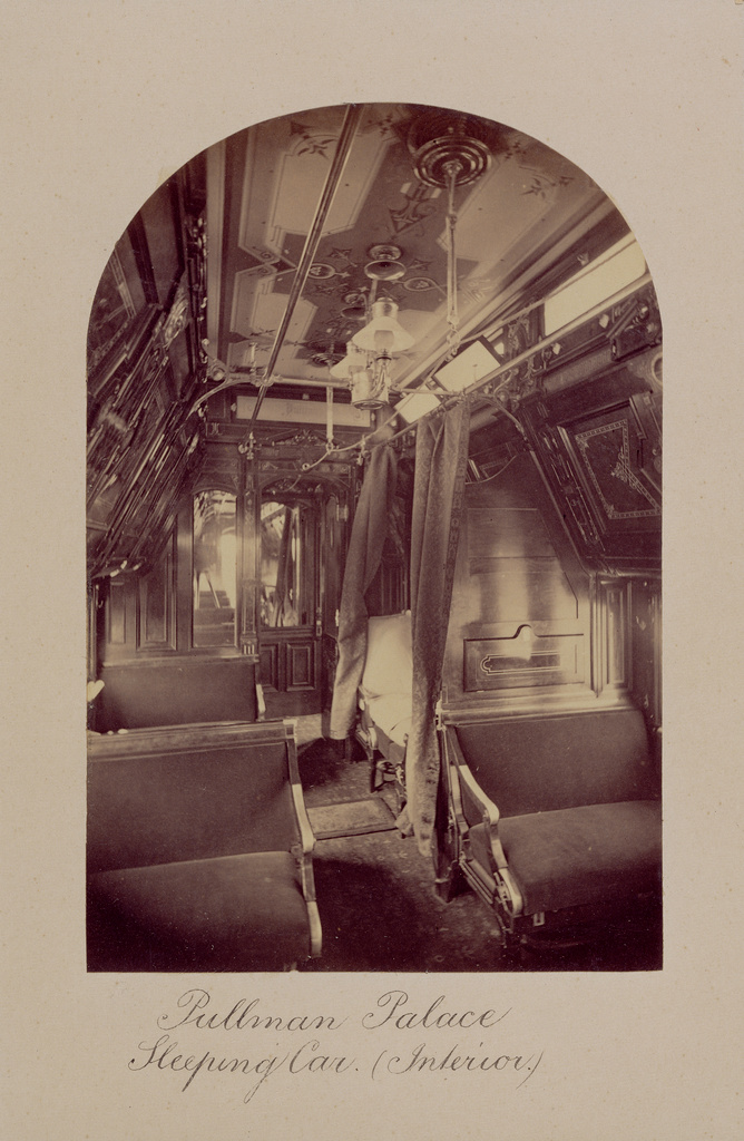 Pullman Palace Sleeping Car Interior Getty Museum