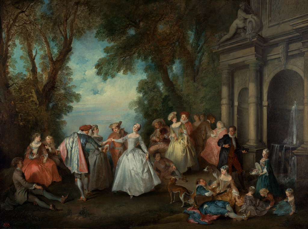 Dance before a Fountain (Getty Museum)