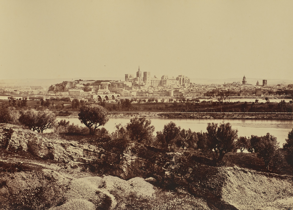 Avignon.; Édouard Baldus (French, born Germany, 1813 - 1889); France, Europe; about 1861; Albumen silver print; 30.7 × 42.5 cm (12 1/16 × 16 3/4 in.); 84.XO.734.1.24 No description of this image is available.