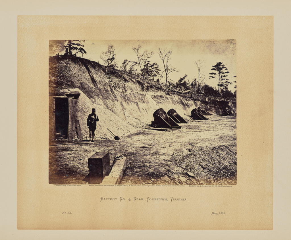Battery No. 4, Near Yorktown, Virginia (Getty Museum)