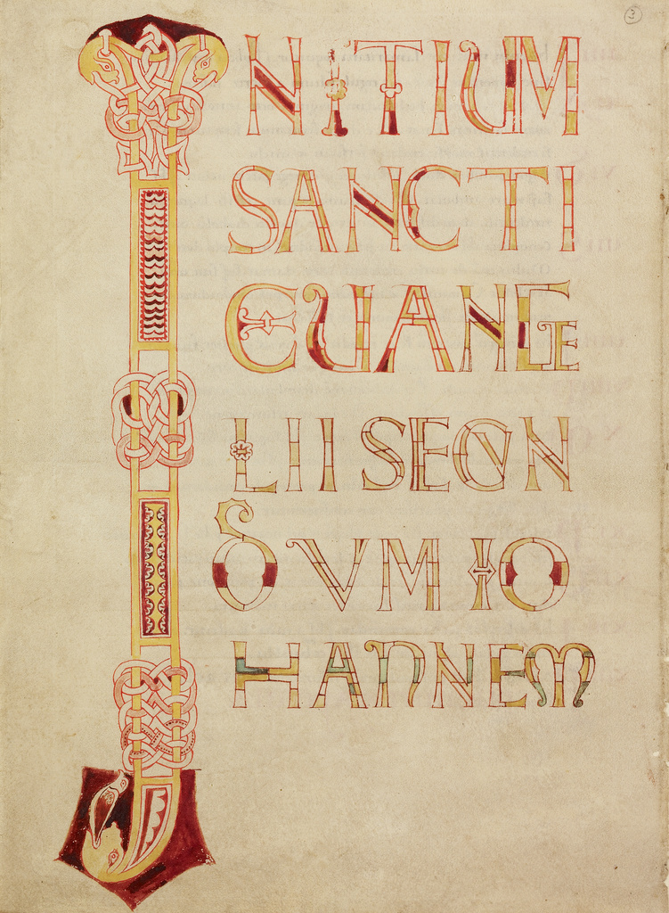 Leaf from a Gospel Book; Unknown; about 1100; Tempera colors and red ink on parchment; Leaf: 31 × 22.7 cm (12 3/16 × 8 15/16 in.); Ms. Ludwig II 2 (83.MB.66); Rights Statement: No Copyright - United States Leaf from a Gospel Book; Unknown; about 1100; Tempera colors and red ink on parchment; Leaf: 31 × 22.7 cm (12 3/16 × 8 15/16 in.); Ms. Ludwig II 2 (83.MB.66); Rights Statement: No Copyright - United States