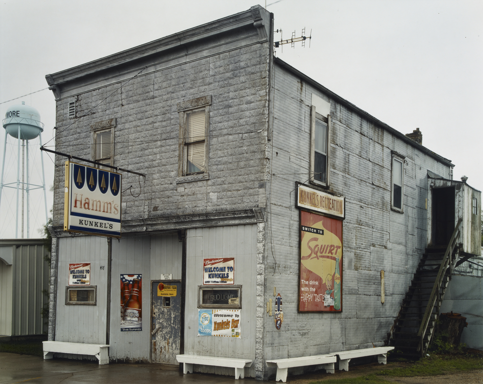 Exterior of Kunkel's Bar, Edmore, North Dakota (Getty Museum)