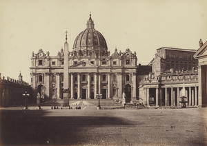 This is What Tommaso Cuccioni and St. Peters Basilica Looked Like  in 1852 