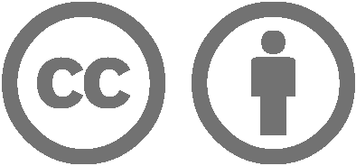 logo for Creative Commons Attribution 4.0 International License