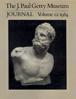 The J. Paul Getty Museum Journal: Volume 12/1984