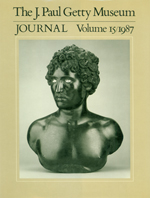 The J. Paul Getty Museum Journal: Volume 15/1987