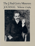 The J. Paul Getty Museum Journal: Volume 17/1989