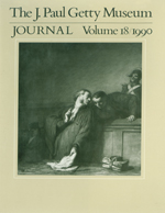 The J. Paul Getty Museum Journal: Volume 18/1990
