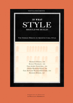 In What Style Should We Build? The German Debate on Architectural Style