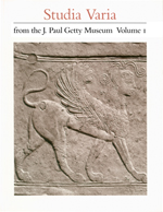 Studia Varia from the J. Paul Getty Museum: Volume 1 (OPA 8)