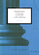 Ordonnance for the Five Kinds of Columns after the Method of the Ancients