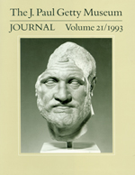 The J. Paul Getty Museum Journal: Volume 21/1993