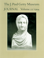 The J. Paul Getty Museum Journal: Volume 22/1994