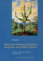 Historical Painting Techniques, Materials, and Studio Practice: