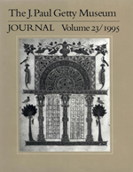 The J. Paul Getty Museum Journal: Volume 23/1995
