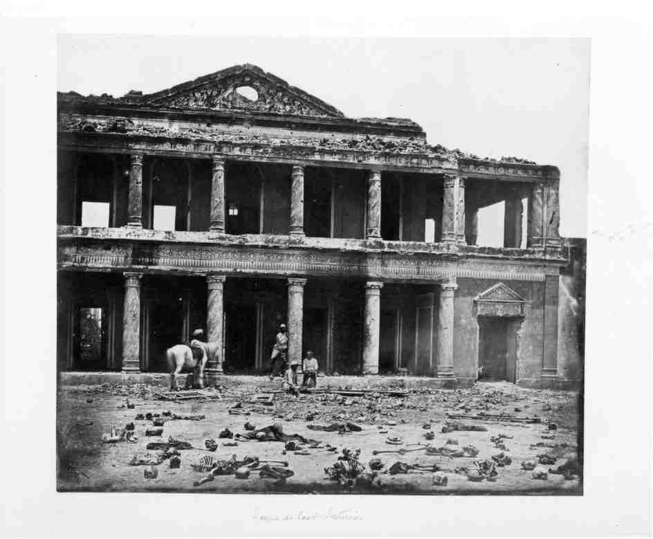 Beato/Sikandrah Bagh after the Slaughter of the Rebels by the 93rd Highlanders of 4th Panjal N.I.