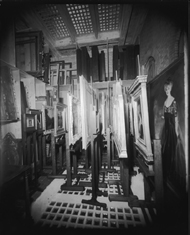 Duveen Brothers storeroom, New York, ca. 1920.