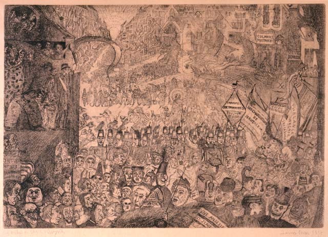 Ensor / L'Entrée du Christ à Bruxelles