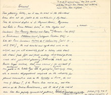 The first page / Pevsner papers