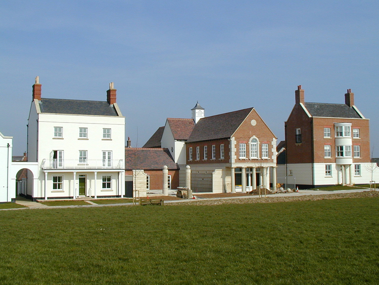 View of Poundbury / Peddle