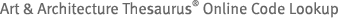 AAT Code Lookup