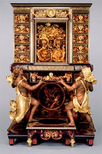 Virtual restoration of the Getty cabinet