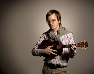 Dent May with his ukelele