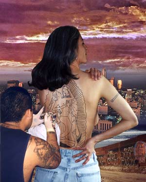 Chicano Tattoos on Tattoo   Alma Lopez     Alma Lopez 1999  Special Thanks To Jill