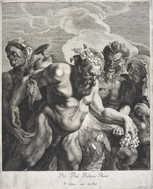 Drunken Silenus / Suyderhoef after Rubens