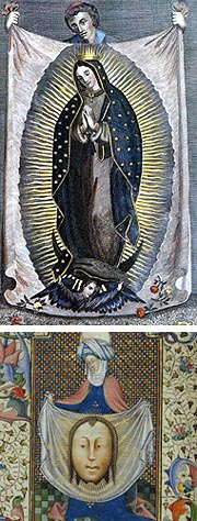 Juan Diego and the tilma image 