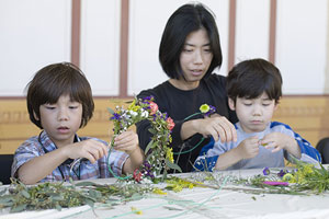 Wreath-making workshop in the Outer Peristyle