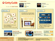 Getty Center GettyGuide computer station