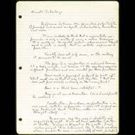 Tudor / Notes on Arnold Schoenberg's Tonality and Form (1925) (recto)