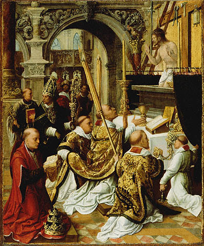 The Mass of St. Gregory by Ysenbrandt