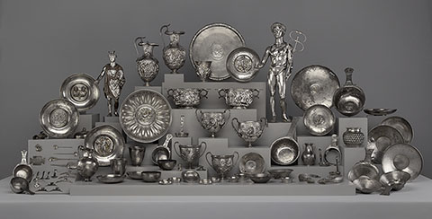 The Roman silver treasure dedicated to Mercury, found at Berthouville in 1830