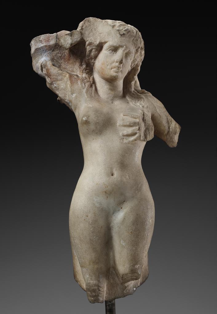Weeping Siren, Greek, made in Athens, about 350–325 BC, marble. Museum of Fine Arts, Boston. Francis Bartlett Donation of 1900, 03.757. Photograph © 2018 Museum of Fine Arts, Boston
