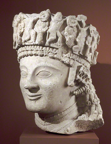 Head of Aphrodite or a Priestess of the Goddess / Cypriot