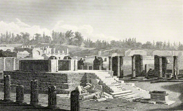 View of the Temple of Apollo / after William Gell