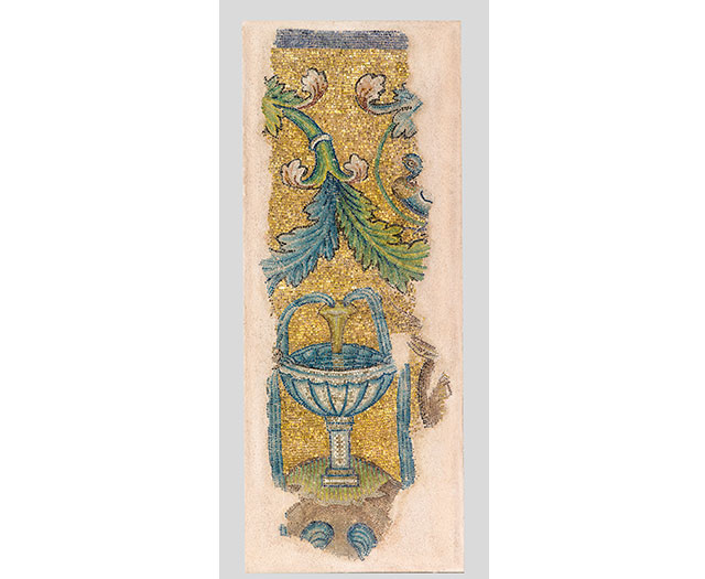 Wall Mosaic with a Fountain