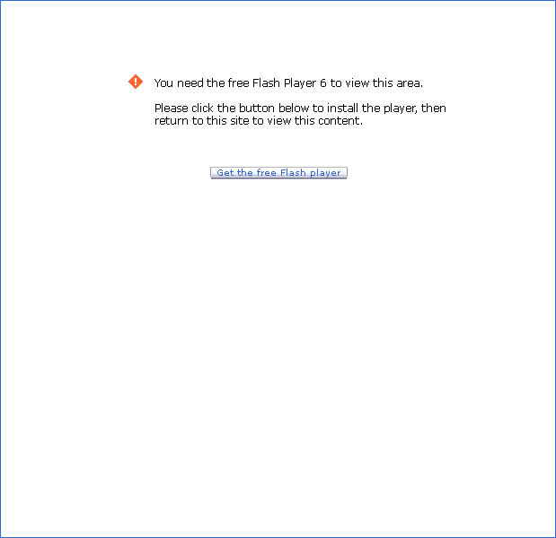 Upgrade Flash Player