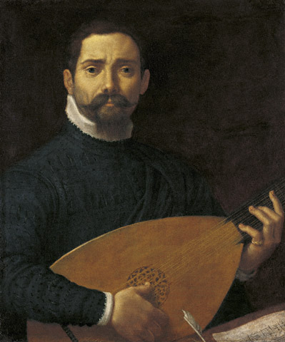 Portrait of the Lute Player / Annibale Carracci