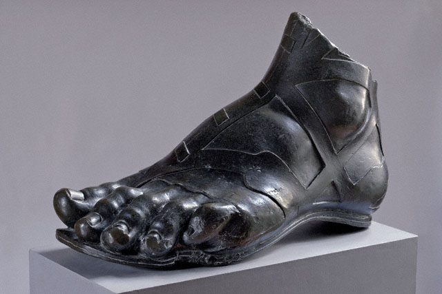 Louis XIVs Left Foot  / Girardon