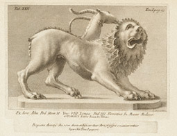 Engraving of the Chimaera of Arezzo