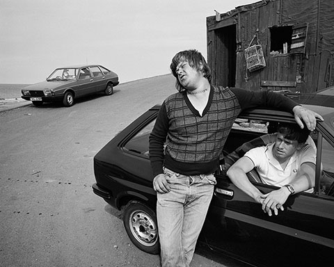 Bever, Skinningrove, North Yorkshire, 1980, Chris Killip, gelatin silver print.  The J. Paul Getty Museum, purchased with funds provided by the Photographs Council. © Chris Killip.