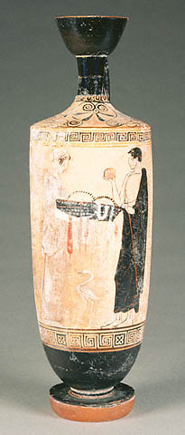 White-Ground Lekythos / Timokrates Pntr